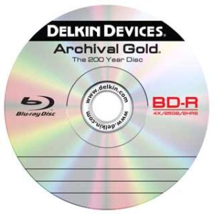 Blu-ray диск Delkin сохранит 25 Гб данных в течение 200 лет. Фото: Delkin Devices