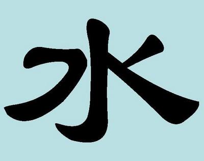 Иероглифы: «вода» - shui3