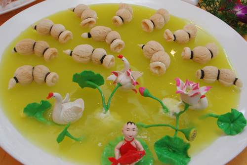 Блюда китайской кухни не только вкусные, но и красивые. Фото с aboluowang.com