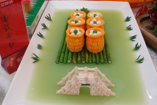 Блюда китайской кухни не только вкусные, но и красивые. Фото с aboluowang.com