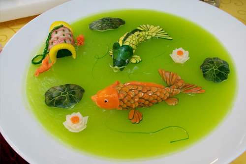 Блюда китайской кухни не только вкусные, но и красивые. Фото с aboluowang.com