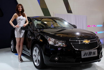 Chevrolet Cruze на выставке в Шанхае. Фото: Feng Li/Getty Images