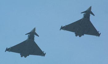Истребители Eurofighter Typhoon. Фото: Sean Gallup/Getty Images