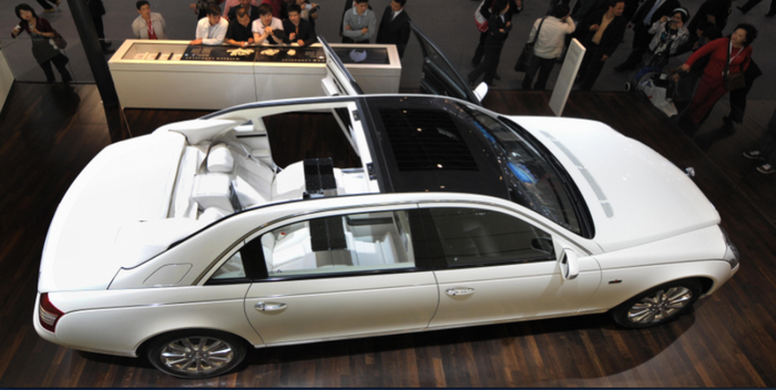 Maybach Landaulet. Фото: Frederic J. Brown/AFP/Getty Images