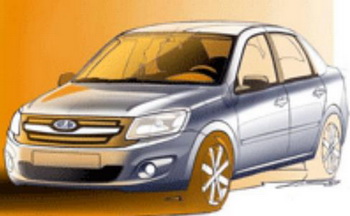 Lada Granta будет выпускаться с автоматической коробкой передач. Фото с сайта auto.delfi.ua