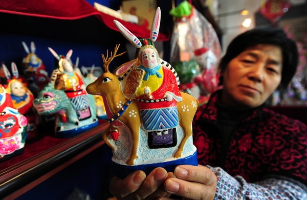 Китайский Новый год Кролика. Пекин. Фото: AFP PHOTO/Peter PARKS
