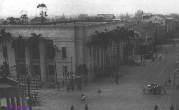 Улица в городе Тайчжун. Тайвань в период правления Японии (1895-1945 гг.)