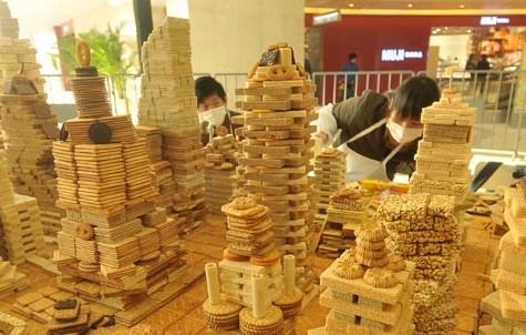 Город из печенья. Шанхай. Декабрь 2010 год. Фото с epochtimes.com