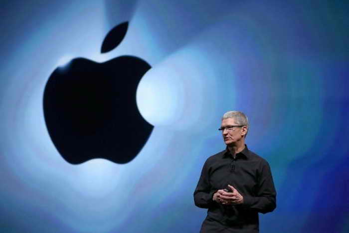 Генеральный директор Apple Тим Кук на мероприятии в Калифорнии 12 сентября 2012 года. Фото: Justin Sullivan/Getty Images