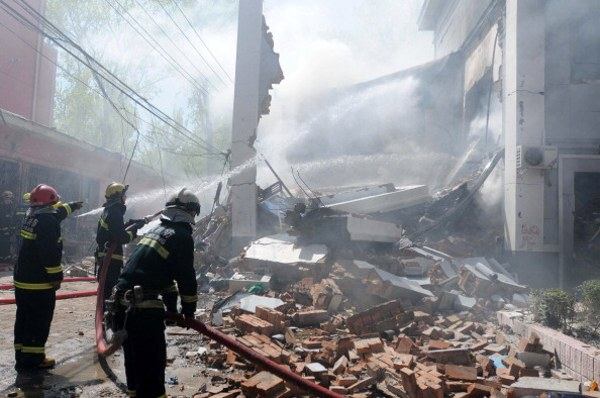 Взрыв в Пекине жилого дома.Фото:Getty Images