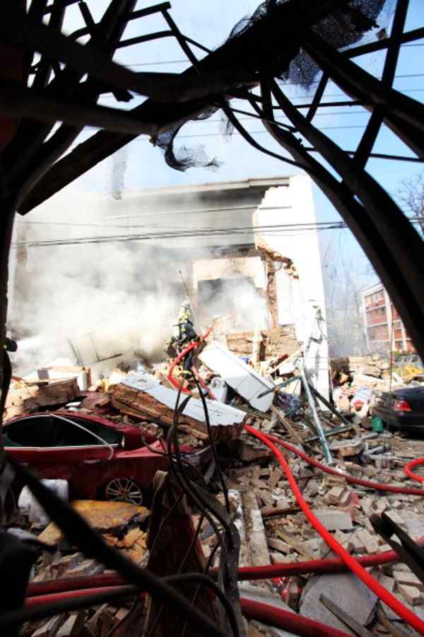 Взрыв в Пекине жилого дома.Фото:Getty Images