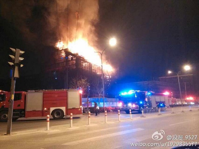 Пожар в Пекине. Январь 2014 года. Фото с epochtimes.com