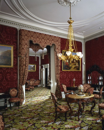 Роскошный интерьер Белого дома Конфедерации. Фото: Virginia Tourism