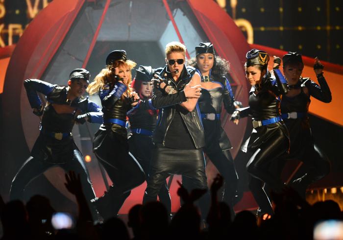 Джастин Бибер на церемонии Billboard Music Awards 2013 в Лас-Вегасе 19 мая 2013 года. Фото: Ethan Miller/Getty Images