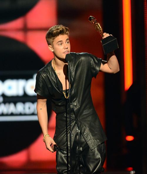 Джастин Бибер на церемонии Billboard Music Awards 2013 в Лас-Вегасе 19 мая 2013 года. Фото: Ethan Miller/Getty Images
