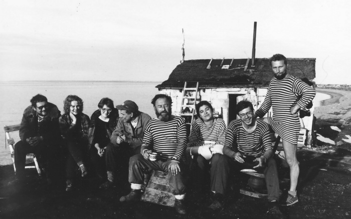 Экспедиция 1990 г. в Заполярье, в Нордвик, в поисках остатков северных лагерей. Фото предоставлено А. Бабием