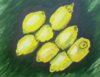 Литературные этюды. Мои лимоны. Рисунок автора
