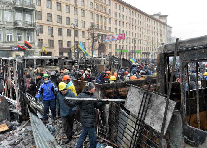 Украина. Киев. Фото: SERGEI SUPINSKY/AFP/Getty Images