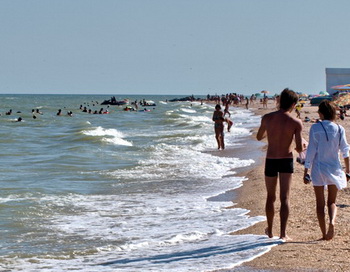 В Кирилловке на Азовском море. Фото: kirillovka.ks.ua