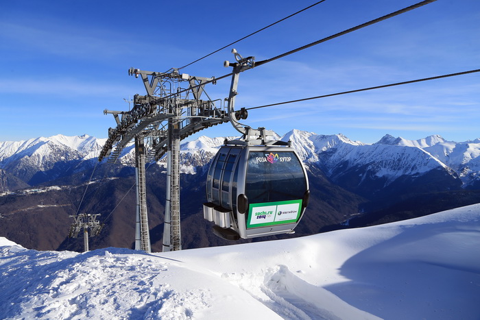 Горнолыжный курорт на Красной Поляне в Сочи. Фото: Richard Heathcote/Getty Images