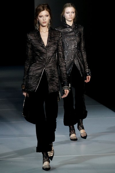 Осень-зима 2011: коллекция Giorgio Armani , 28февраля 2011, Милан, Италия