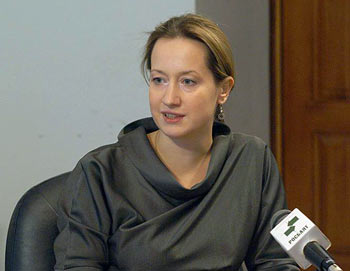 Марина Хадина, руководитель карьерного направления компании HeadHunter. Фото предоставлено пресс-центром информационного агентства «Росбалт»