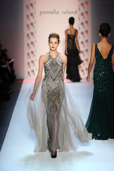Коллекция Pamella Roland на Неделе моды Mercedes Benz Fashion Week 2011, 14 февраля 2011, Линкольн-центр, Нью-Йорк