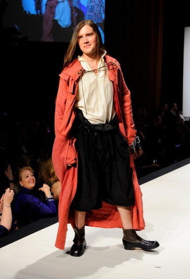  Показ Dressed To Kilt  в  шотландском стиле, 5 апреля 2011 года, Нью-Йорк. Фото:  Andrew H.Walker/Getty Images