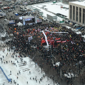 Митинг оппозиции «За честные выборы» в Москве. Фото РИА Новости