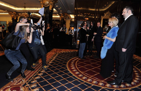 Эвелина Хромченко на приеме в честь отрытия Mercedes-Benz Fashion Week Russia  2011, 31 марта 2011, Москва, Россия. Фото:  Pascal Le Segretain/Getty Images