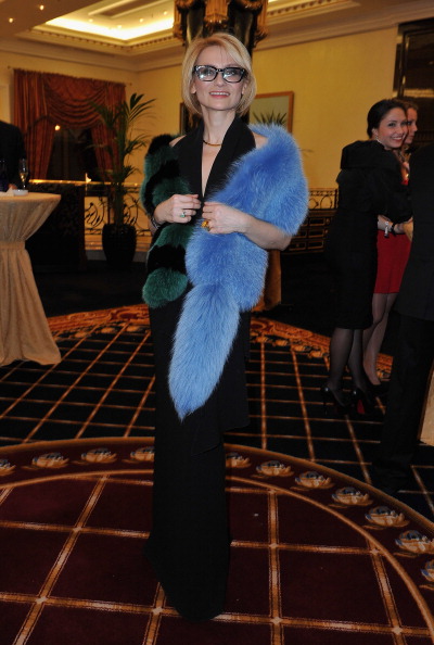 Эвелина Хромченко на приеме в честь отрытия Mercedes-Benz Fashion Week Russia  2011, 31 марта 2011, Москва, Россия. Фото:  Pascal Le Segretain/Getty Images