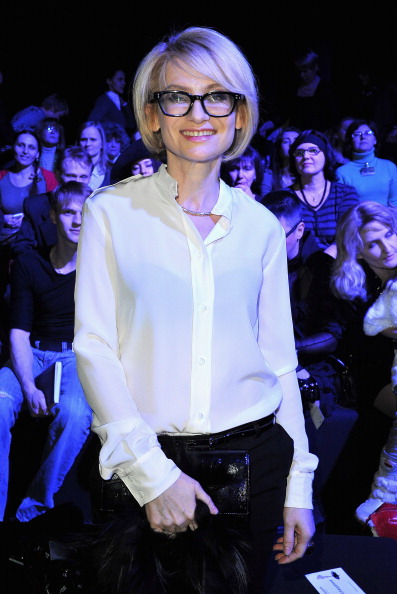 Эвелина Хромченко на приеме в честь отрытия Mercedes-Benz Fashion Week Russia  2011, 31 марта 2011, Москва, Россия. Фото:  Pascal Le Segretain/Getty Images