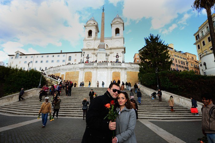 Повседневная жизнь «Вечного города» – Рима 16 марта 2013 г. Фото: Jeff J Mitchell/Getty Images