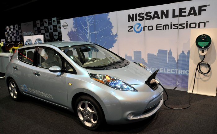 Nissan Leaf. Фото: Bryan Mitchell/Getty Images