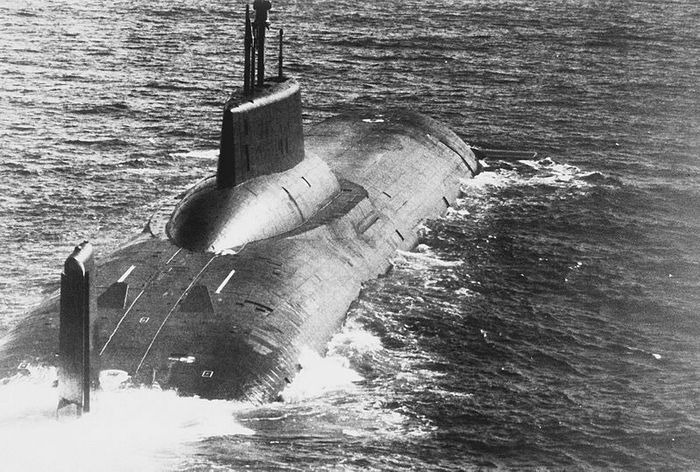 Советская атомная подводная лодка. Фото с сайта ru.wikipedia.org