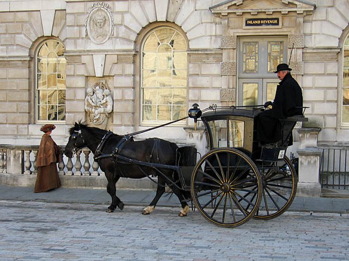 Английские кэбы. Фото: Andrew Dunn/ wikimedia.org