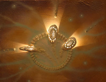 Портал - переход, акрил, керамика, 2005 год. Фото:         Ульяна КИМ. Великая Эпоха (The Epoch Times)