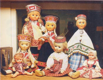Национальные куклы Латвии. 