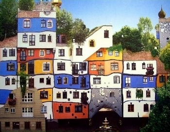 Дом Хундертвассера в Вене. Фото с сайта www.archandarch.ru