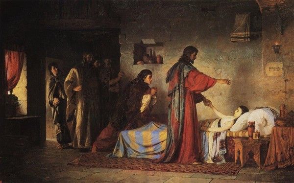 Василий Поленов. Галерея картин и рисунков художника - Воскрешение дочери Иаира