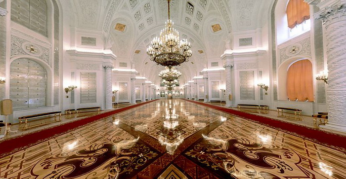 Большой Кремлёвский дворец. Георгиевский зал. Фото: kremlin.ru