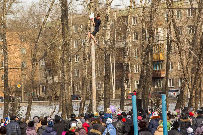 Масленица в Абакане. Фото: Сергей Тугужеков/Великая Эпоха (The Epoch Times)