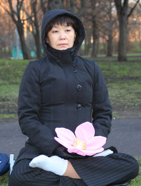 Пикет у посольства Китая. Фото: Светлана Ким/Великая Эпоха.