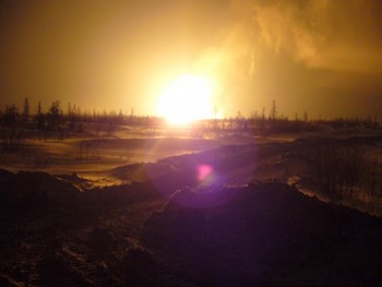 В Якутии произошел взрыв магистрального газопровода. Фото: sullen.hiblogger.net