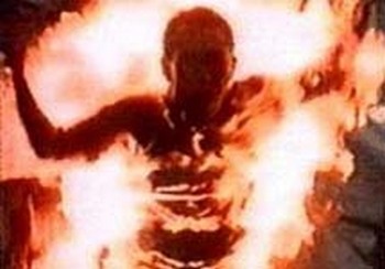 Cамосожжение в здании суда совершил житель Красноярского края. Фото с grani.ru