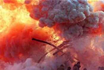 Взрывы в Волгограде прогремели у здания ГИБДД и Академии МВД. Фото с nakanune.ru