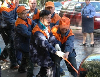 ДТП в Подмосковье: автобус врезался в грузовик – учение МЧС. Фото с сайта mchs.gov.ru