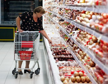 Продуктовый магазин, Россия. Фото: Oleg Nikishin/Getty Images