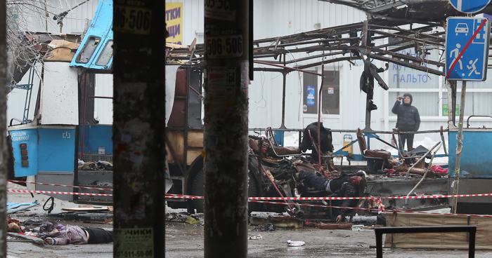 В результате второго теракта в Волгограде погибли 15 человек. Фото: STR/AFP/Getty Images