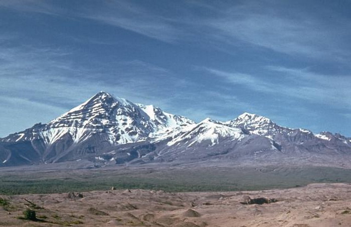 Вулкан Шивелуч на Камчатке. Фото: Dan Miller, USGS/Commons.wikimedia.org